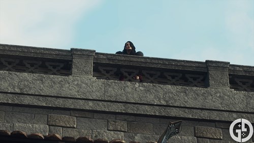 Wilhelmina on her balcony in Dragon's Dogma 2