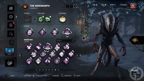 The Agile Alien build in Dead by Daylight