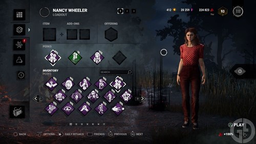 Nancy Wheeler's unique Perks: Better Together, Fixated and Inner Strength in Dead by Daylight