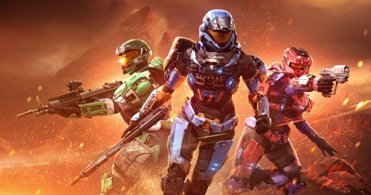 Key art of Halo Infinite, one of the best free-to-play shooters