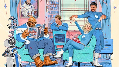 Fantastic Four artwork for the MCU