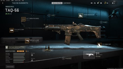 MW2 Best TAQ-56 Loadout - Attachments