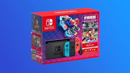 Image of the Nintendo Switch Mario Kart 8 Bundle